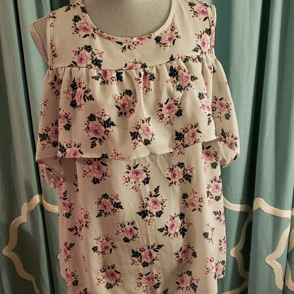 Grayson Threads cold shoulder top sz 1x